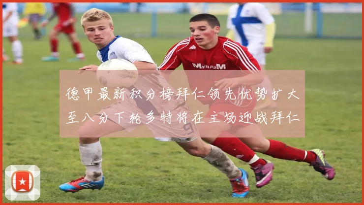 德甲最新积分榜拜仁领先优势扩大至八分下轮多特将在主场迎战拜仁