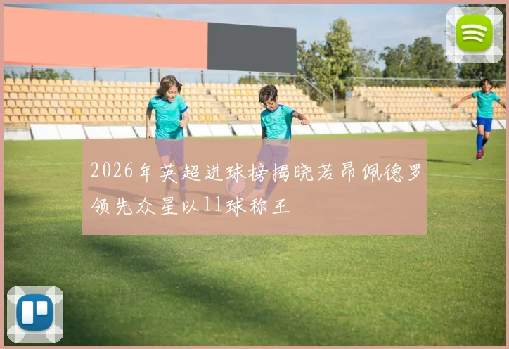 2026年英超进球榜揭晓若昂佩德罗领先众星以11球称王